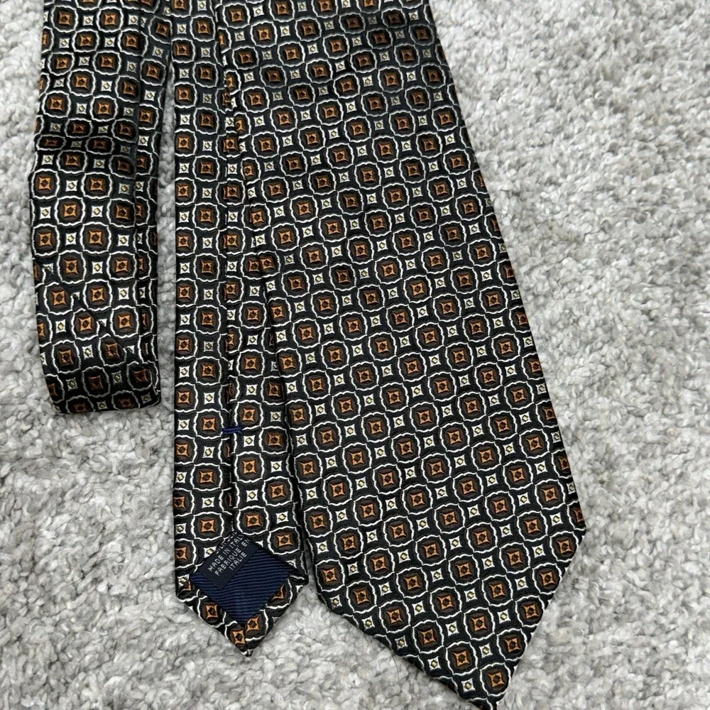 Canali Thick Silk Tie Necktie Italy men's size (3.75 x 59)